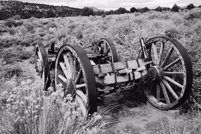 William Crawford -- Deserted Desert Wheels